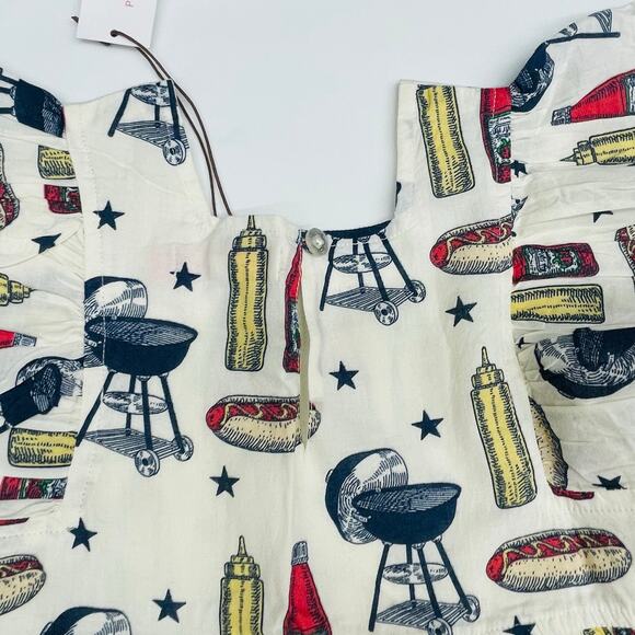 NWT Pink Chicken 10Y Elsie Dress in Grilling Out - Picture 5 of 5